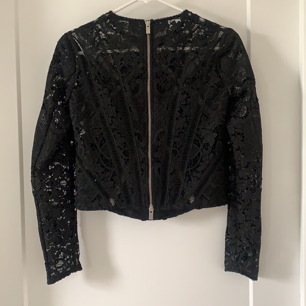 Kooples Botanique Lace Top View 4